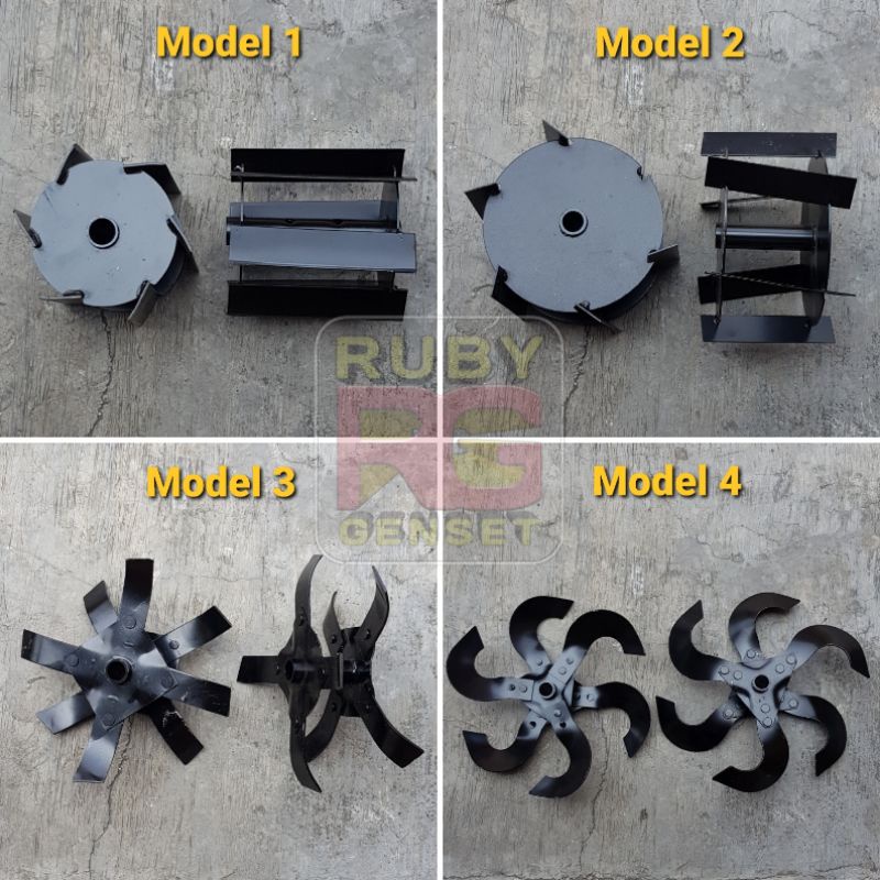 Cultivator Weeder Tiller Mata Pisau Penyiang Gulma Penggembur Tanah