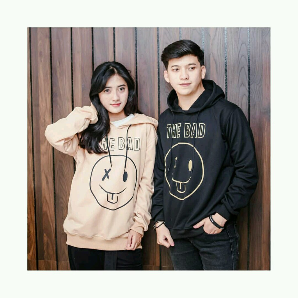 Hoodie Sweater THE BAD bisa couple jaket pria wanita