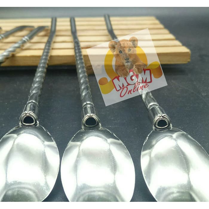 Sendok Sedotan Stainless Korea Food Grade / Sedotan Ice Slush