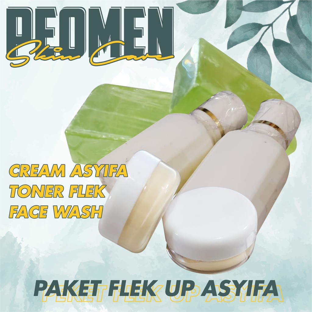ORIGINAL ASYIFA SKIN CARE PAKET FLEK UP CREAM + TONER  + SABUN