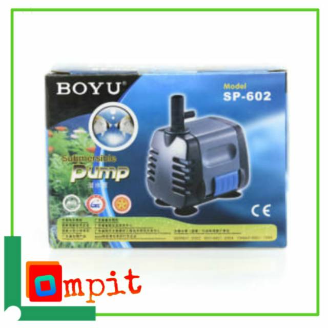 Boyu Pompa Aquarium 6/ Submersible Pump Aquarium 24jam menyala
