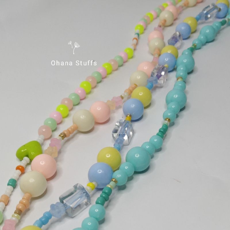 

Pastel Time Lanyard Strap Masker