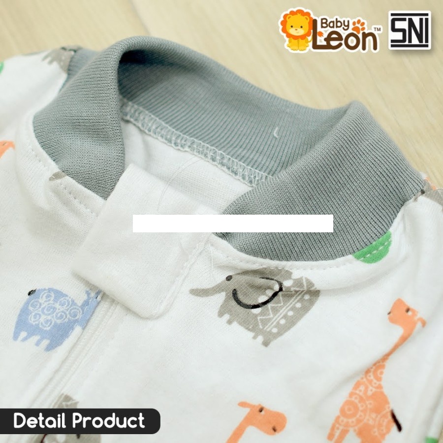 Baby Leon Bedong Instan FREE Topi Bayi - Bedong Bayi Instan