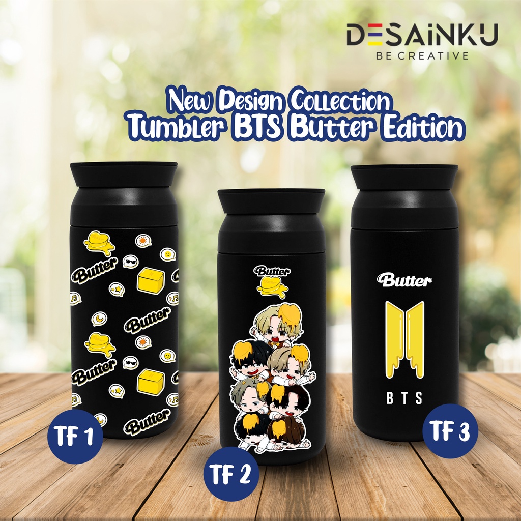 TUMBLER BTS BUTTER / HAMPERS CUSTOM / TUMBLER CUSTOM