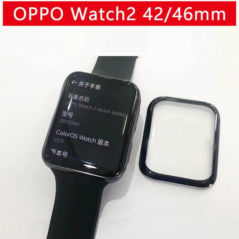 Pelindung Layar 3d Curved Edge 41mm 46mm Watch2 42mm 46mm Full Cover Untuk OPPO Watch