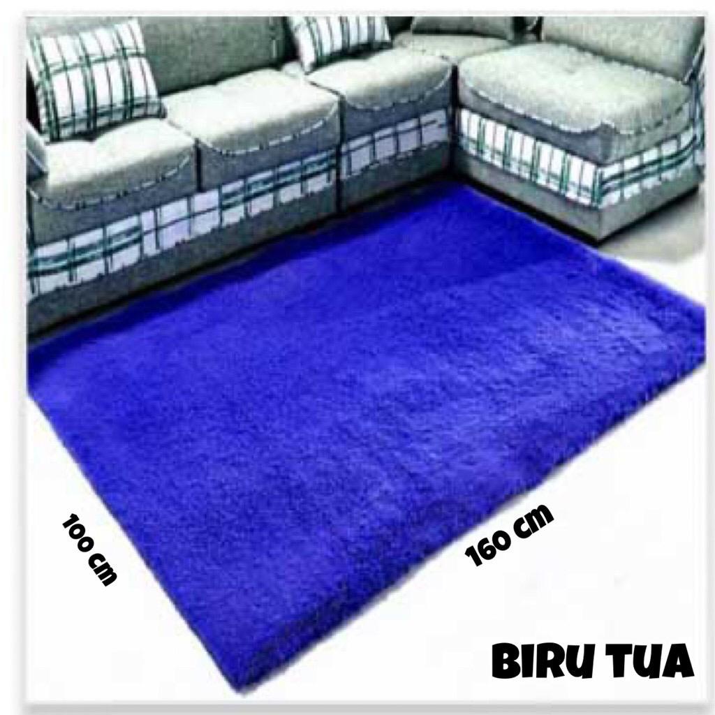 KARPET BULU RASFUR PREMIUM TEBAL 5,5CM (160 X 100) LEBIH PANJANG &amp; TEBAL / KARPET RASFUR ANTI RONTOK