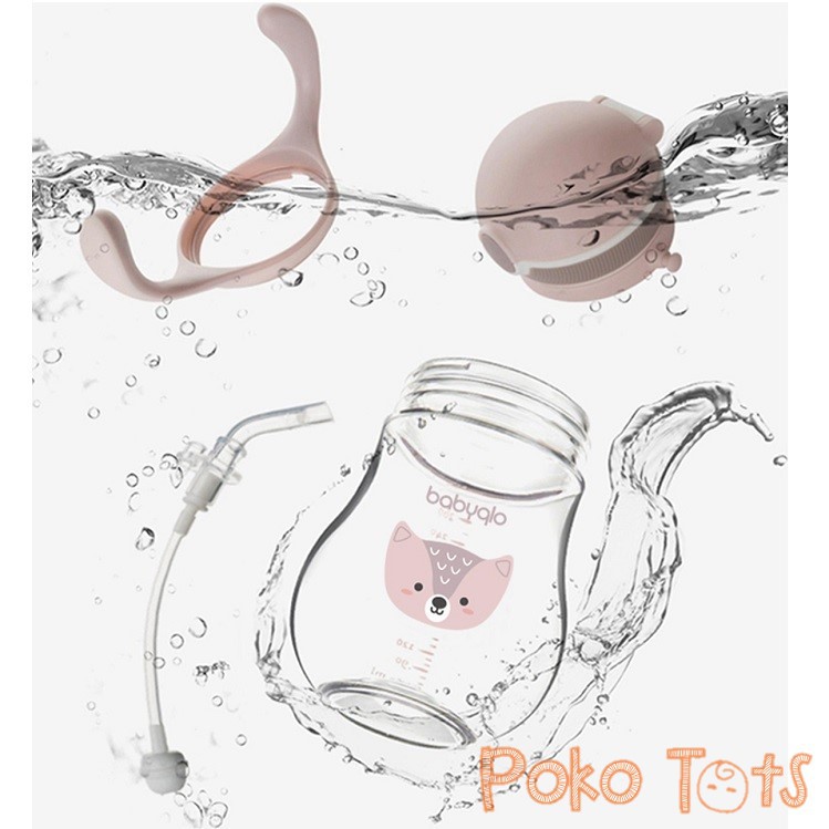 BabyQlo Baby Sippy Cup with Straw 360 Degree 260ml Botol Minum Sedotan 360 Derajat