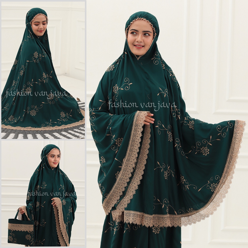 Mukena Dewasa Gracella Rayon Bordir