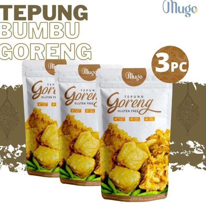 

TERBARU Mugo Tepung Bumbu Goreng Gluten Free NON MSG [3PCS]