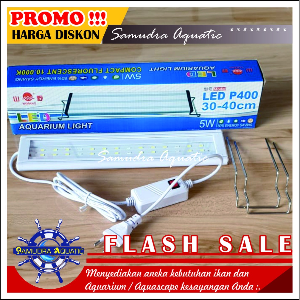 Lampu Aquarium GANTUNG 30-40 cm, Lampu Gantung HEMAT ENERGY, Lampu Aquarium Aquascape (GRATIS Bublewrap)