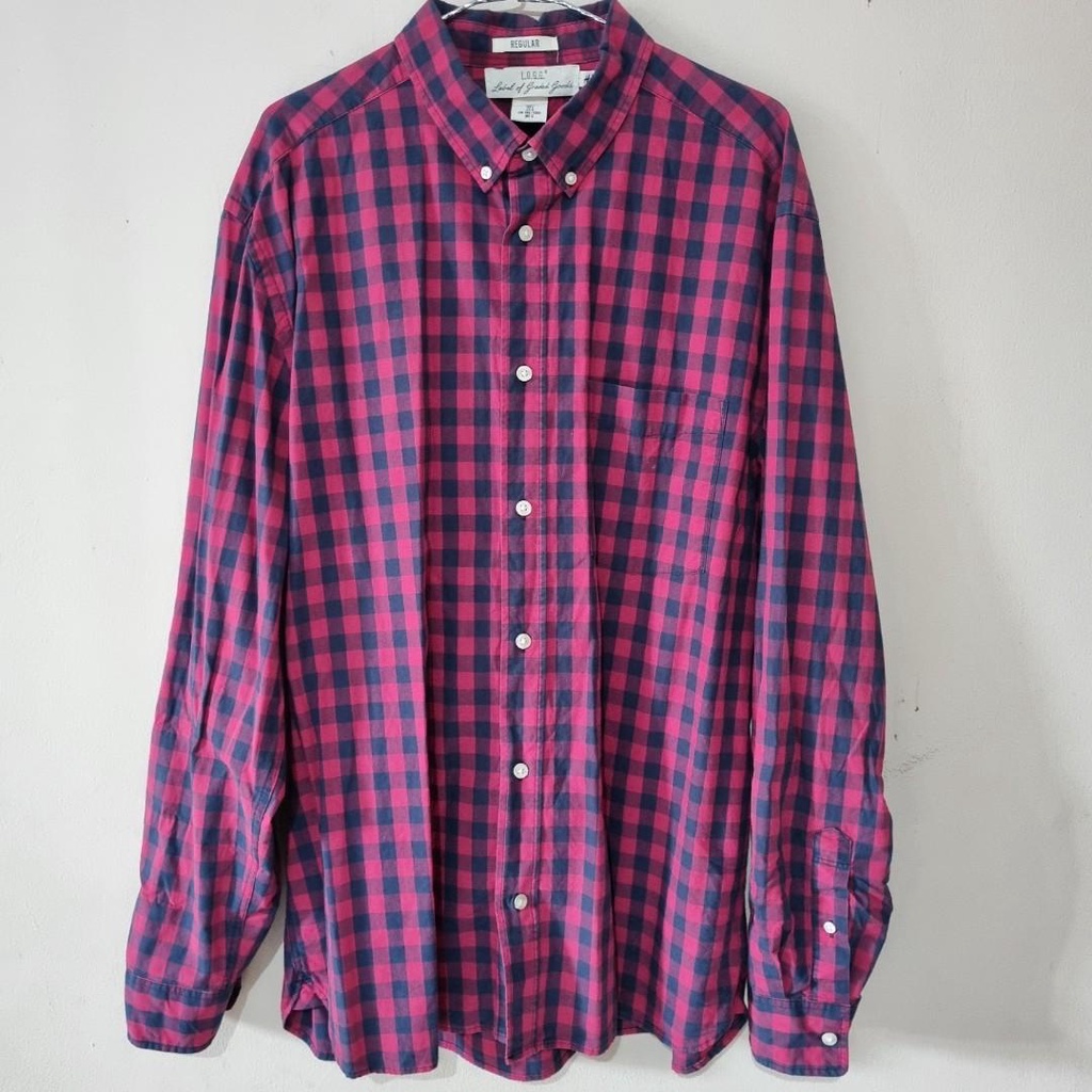 Kemeja H&M Kotak-kotak Reguler