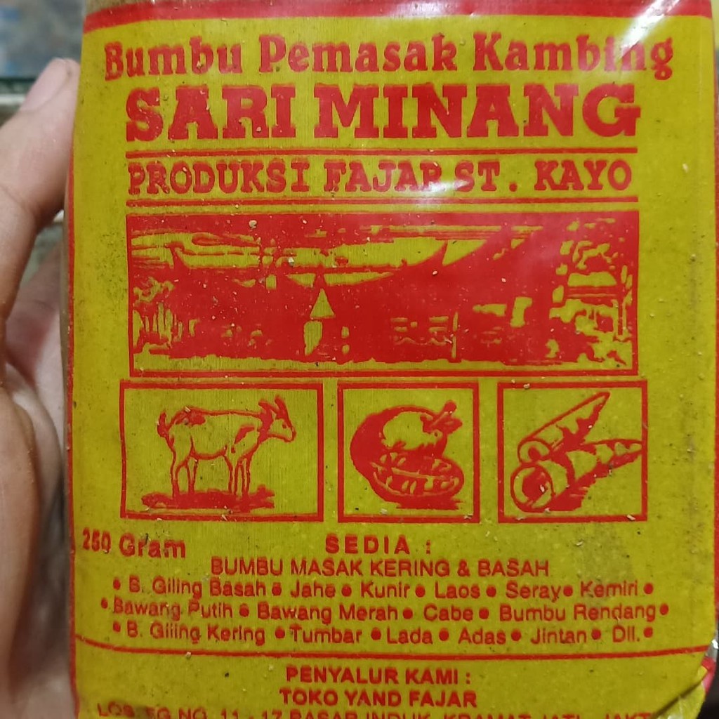 

Best Seller! bumbu kambing sari minang 250 gr
