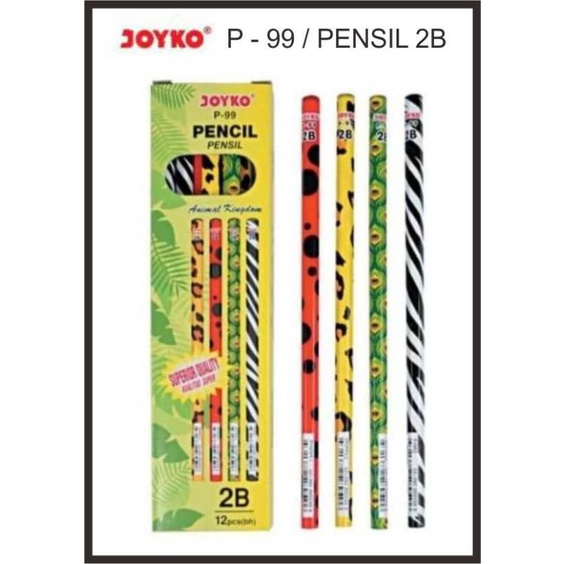 Pensil Joyko 2B Animal karakter P-99