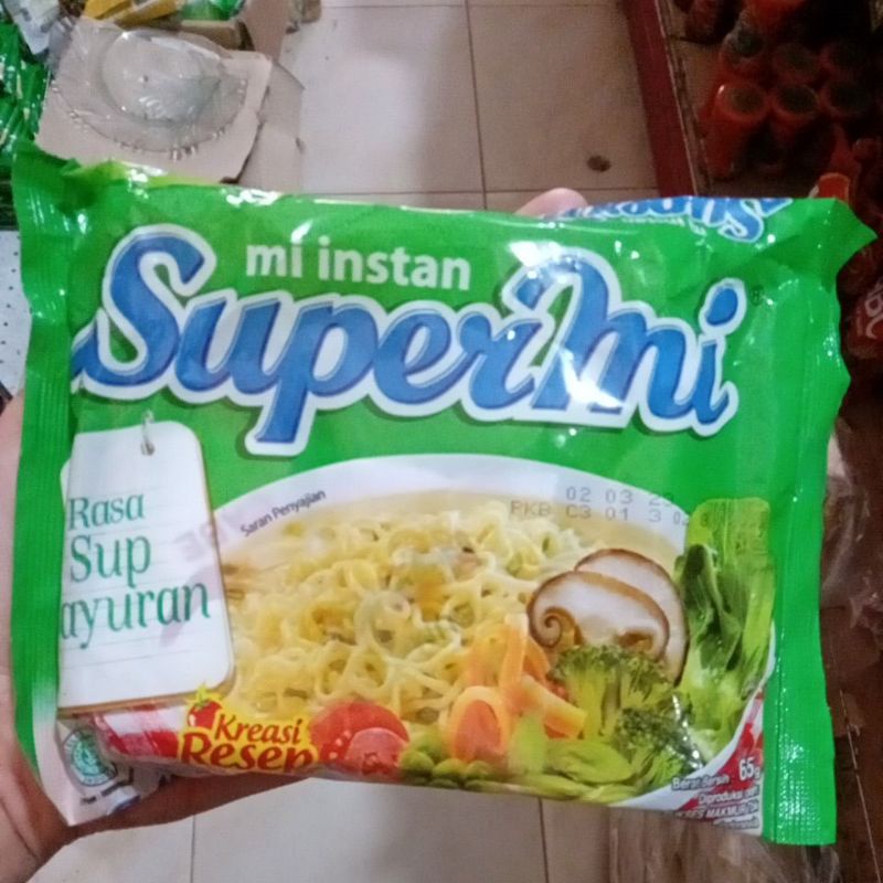 

Supermie sup sayuran 65 gram