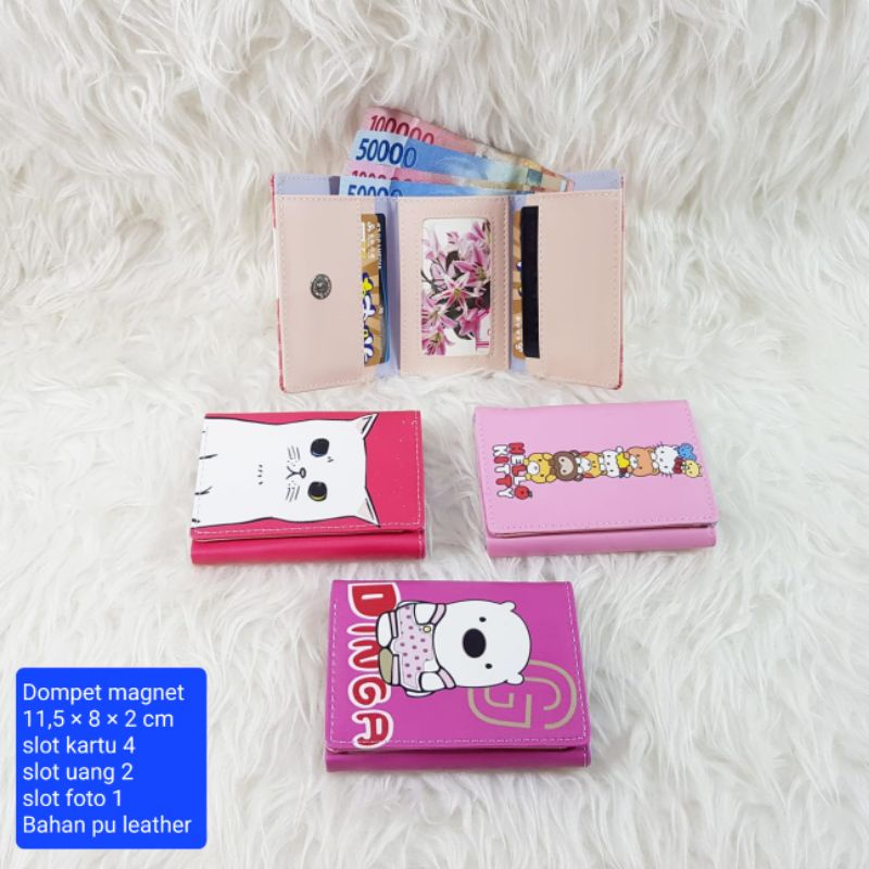 

dompet anak cat kucing kitten miau miao miauw panda beruang animal hello kitty dinga kartun karakter caracter cartoon dompet anak toddler kids child girl tk sd 7 yo 10 yo kid gn 00136