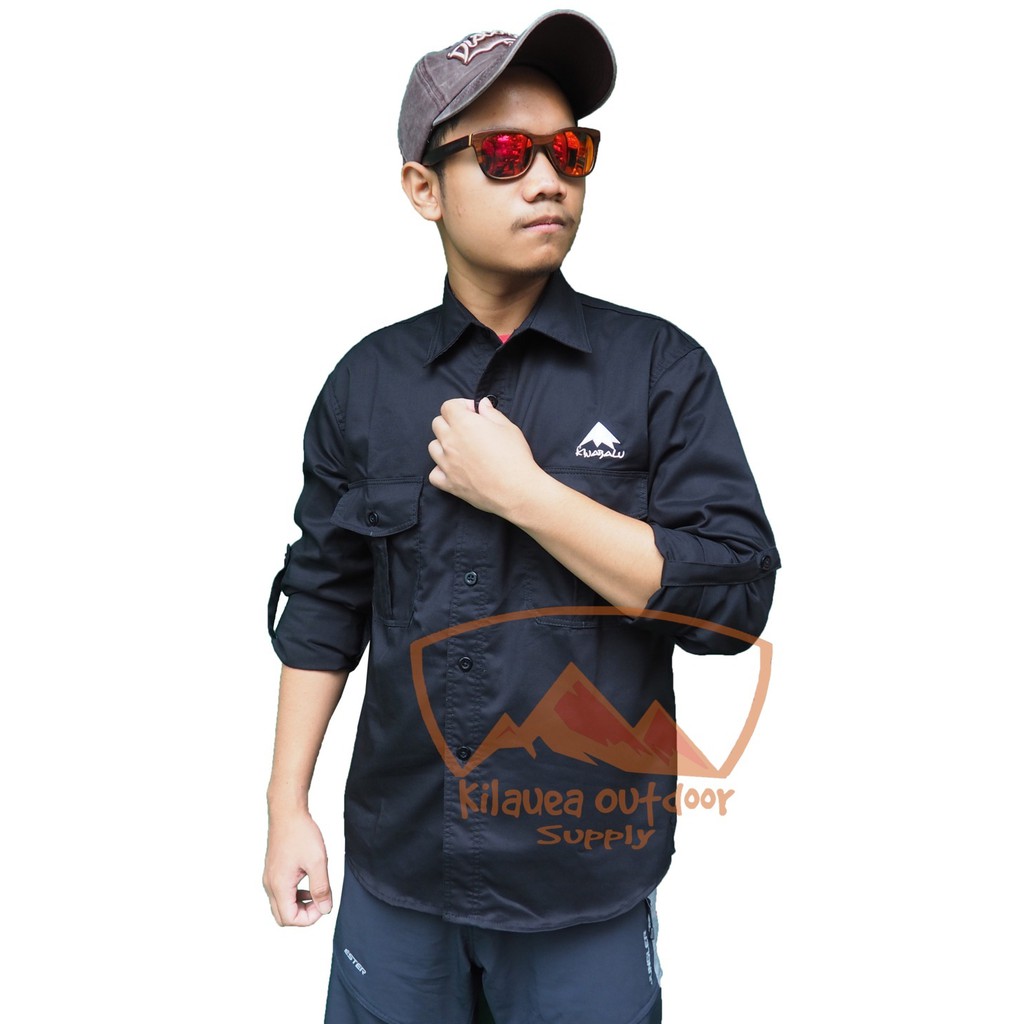 Kemeja Lapangan - Kemeja Outdoor PDL - PDH Kemeja Lengan Panjang Quickdry