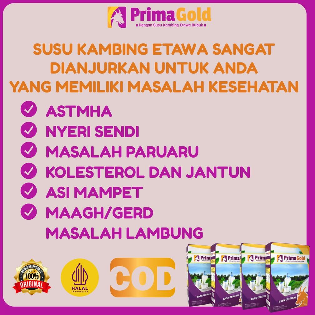 

[KODE PCQMJ] Susu Kambing Etawa 100% PRIMA GOLD