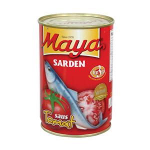 

Kaleng | 1 Karton Maya Sardines In Tomato Sauce 425G (Ikan Kaleng) Isi 48