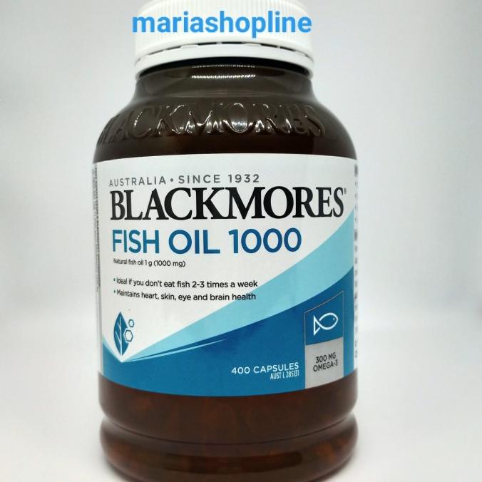 Blackmores Fish Oil 1000 Omega 3 isi 400 capsules Lc