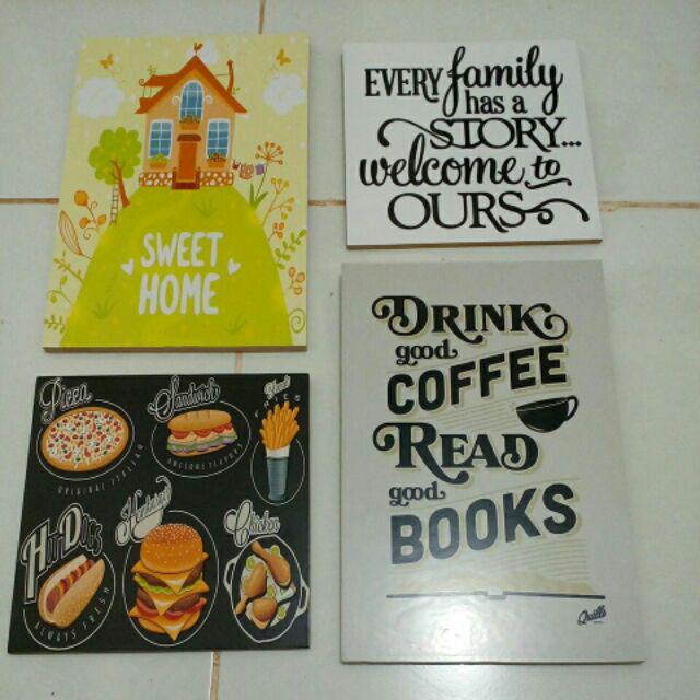 Hiasan Dinding Poster Kayu Al-154