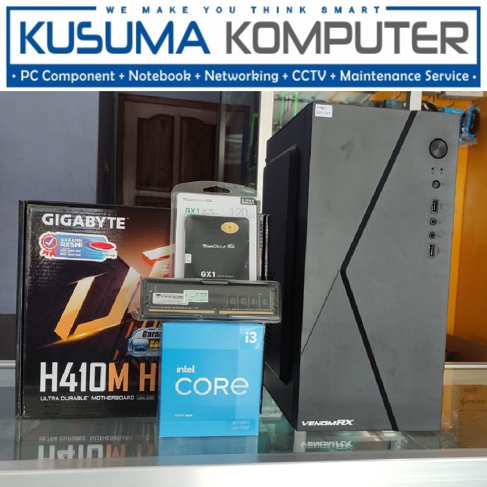 PC Rakitan Murah Intel Core i3 10105 + 8gb ram + 240gb ssd