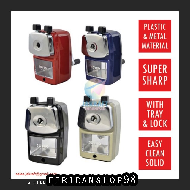 

FS1042 RAUTAN SERUTAN MEJA STAINLESS ATK SHARPENER RAUTAN PENSIL BESI JOYKO A-5M TABLE BY FERIDANSHO