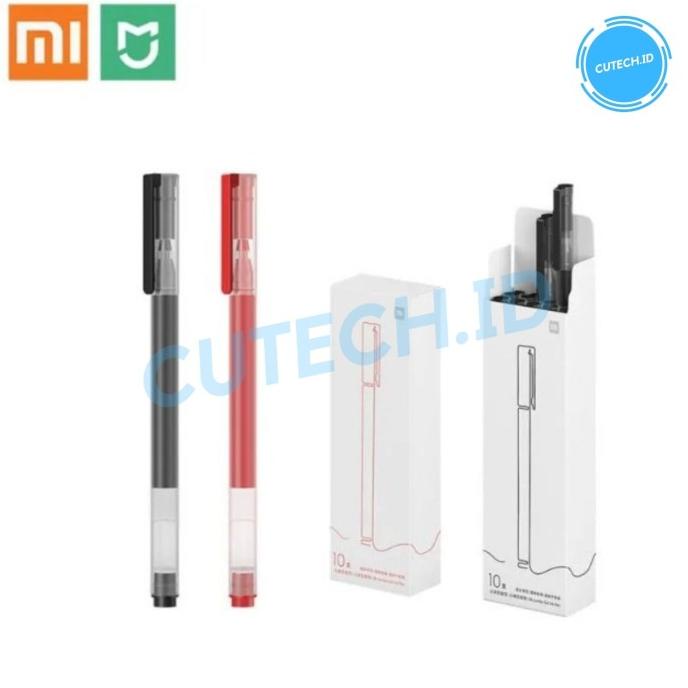 

~^~^~^] XIAOMI MI PEN GEL / PULPEN XIAOMI GEL INK 0.5MM ISI 10PCS