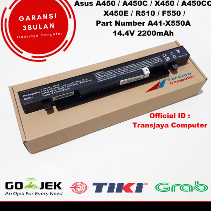 Baterai Battery Laptop Asus X452 X452E X452EA X452C X452CP F450 X550
