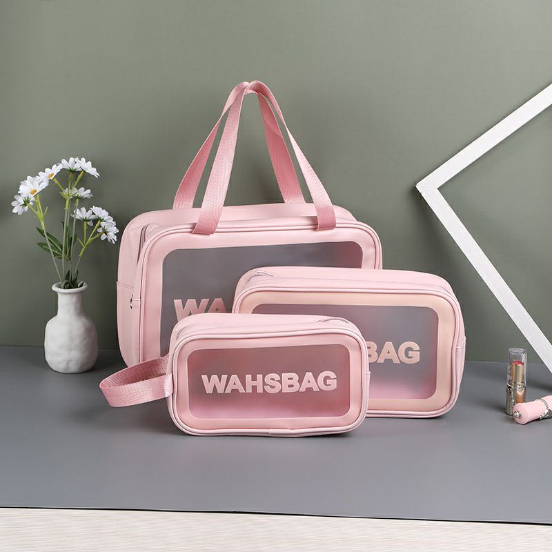 Tas Serbaguna / Washbag / Tas Kosmetik Transparant Make Up Bag Organizer Dompet Kosmetik  Waterproof Pouch