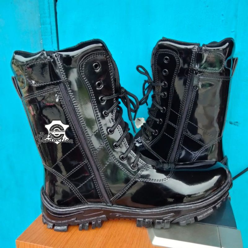 sepatu pdl TNI/POLRI KULIT ASLI KILAP