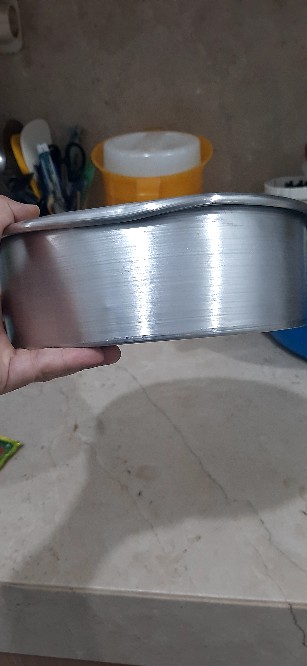 Loyang Bulat 20cm Tanpa Sambungan Tinggi 7cm Bahan Tebal Round Pan 20 Cm Bagus Cake Puding 7