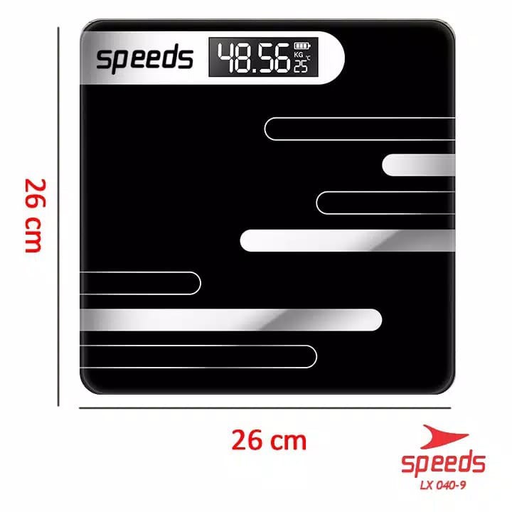 Timbangan Digital Badan Tempered Elektronik Digital Scale 180KG LY/X 040-Hitam Kecil-9