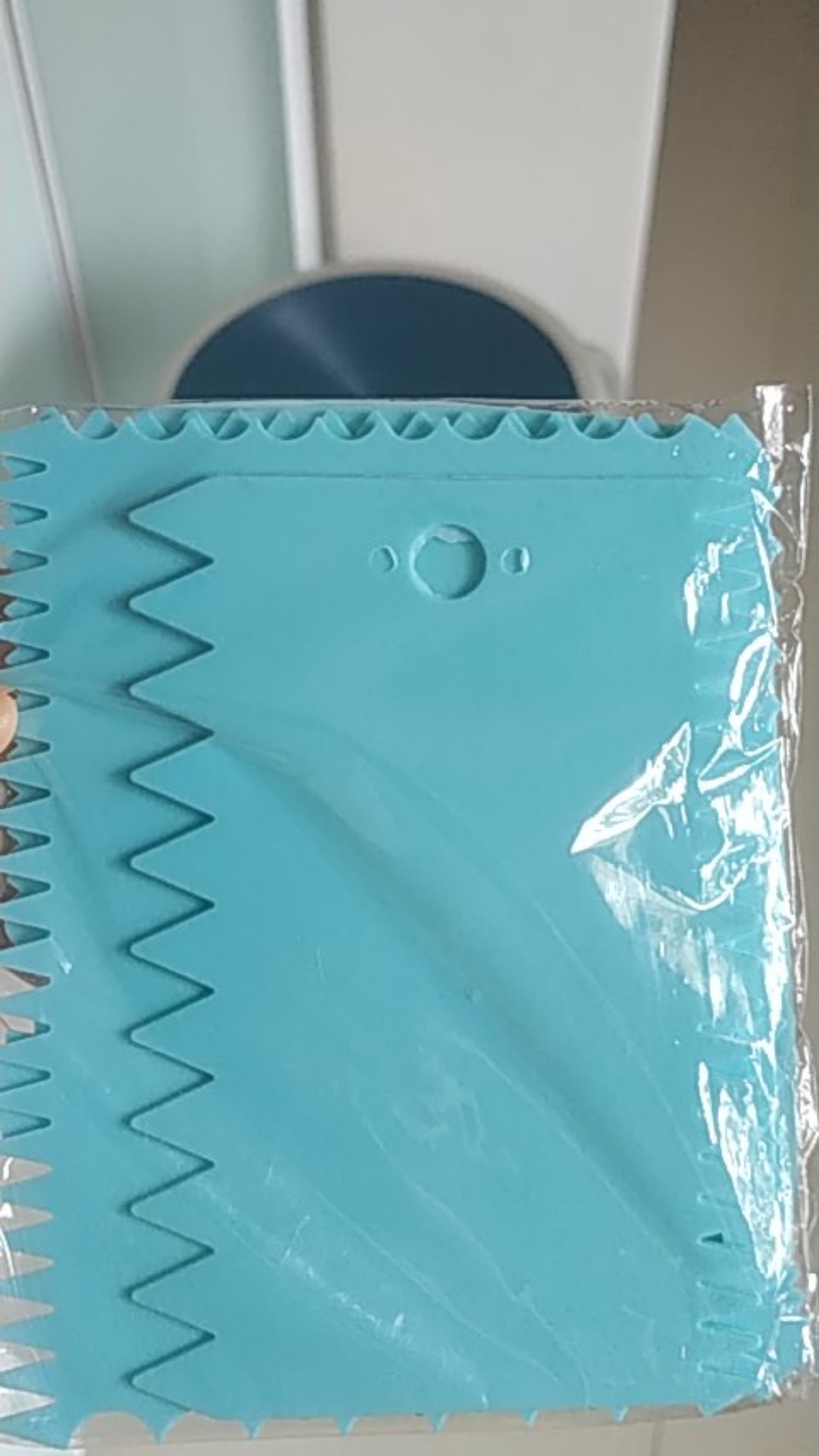 [yh] 6pcs Reusable Colorful Plastic Multifunctional Irregular Teeth Edge Diy Cream Scraper Set Cake Mold Tool