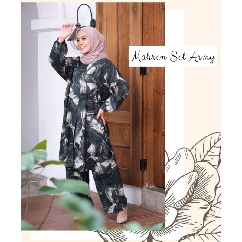 Grosir dan Ecer Baju Setelan Wanita Mahren One Set