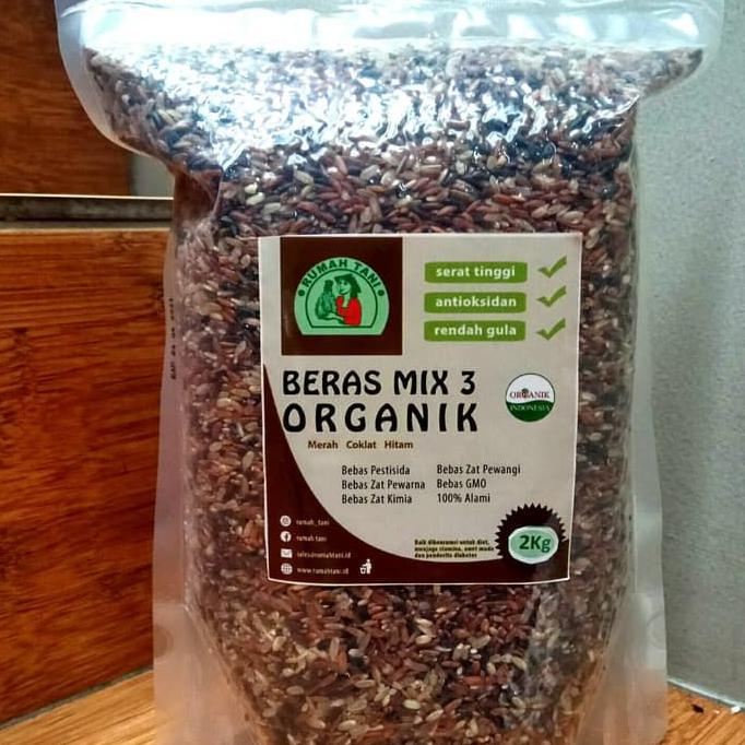 

Cuci Gudang Awal Tahun Rumah Tani Organic Mix Rice-3 2kg Promo Awal tahun