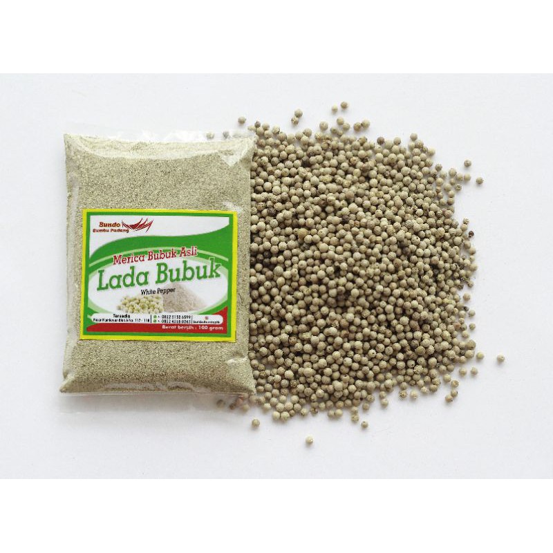

Lada Putih Bubuk | Merica | Sahang | Lada Kalimantan | Ladaku