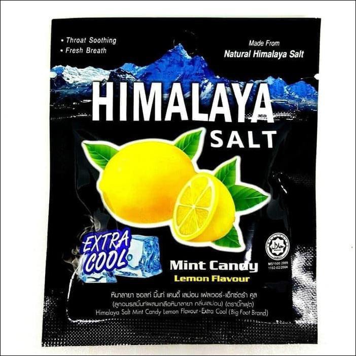 Big Foot Himalaya Salt Mint Candy Rasa Lemon Extra Cool 15 Gram Shopee Indonesia