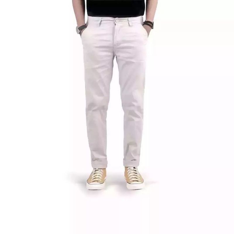 Celana Chino Panjang Pria Slimfit streach