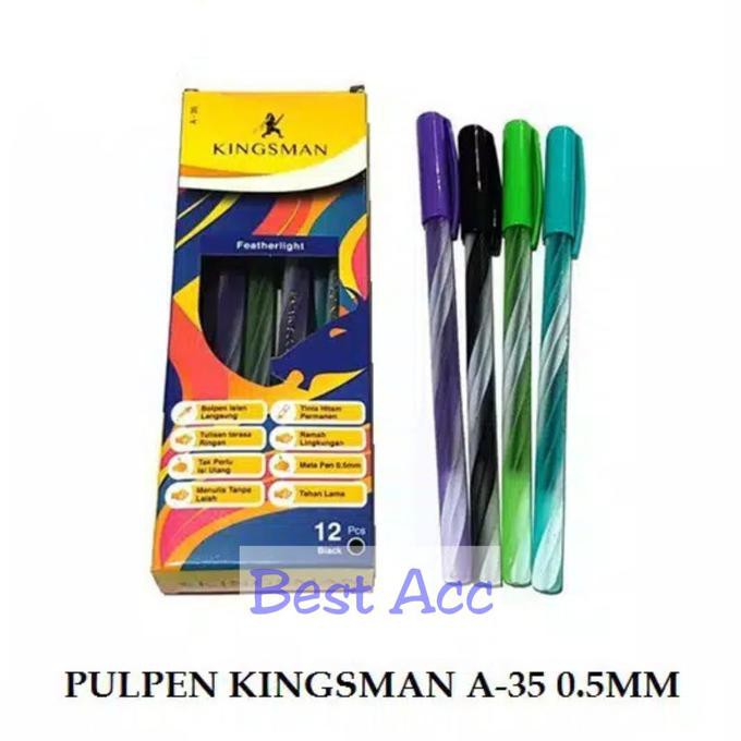 

Pulpen Ulir Kingsman Bolpen Lilin Rainbow 0.5Mm Bestacc192