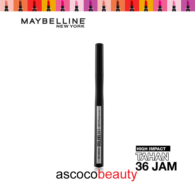 Maybelline Tattoo High Impact Black Eyeliner ✰ ascocobeauty ✰