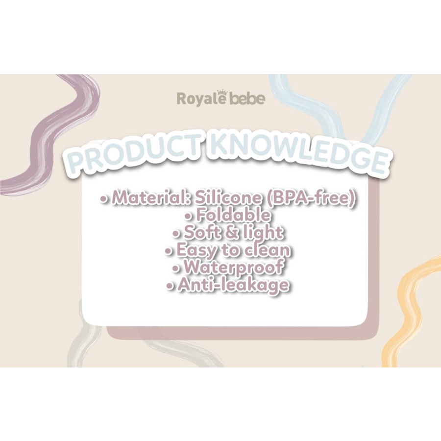 royale bebe silicone bib