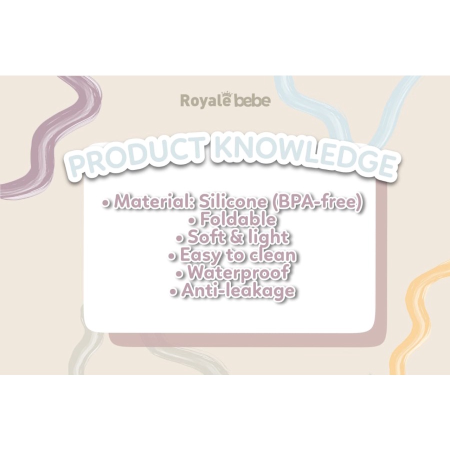 royale bebe silicone bib