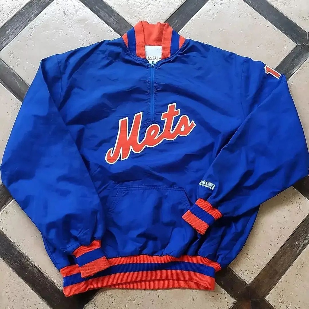 Jaket vintage celana kaos varsity sukajan hoodie crewneck second New York Mets MLB Team Starter
