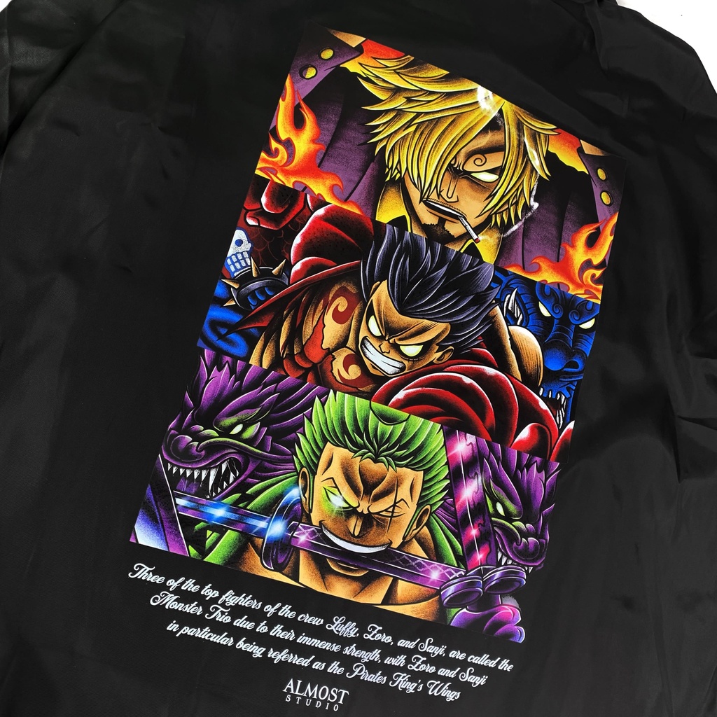 Almost Studio - Coach Jacket - Kaibutsu - Black