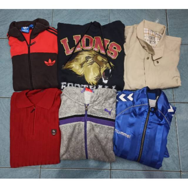 Borongan jaket/hoodie Second Branded