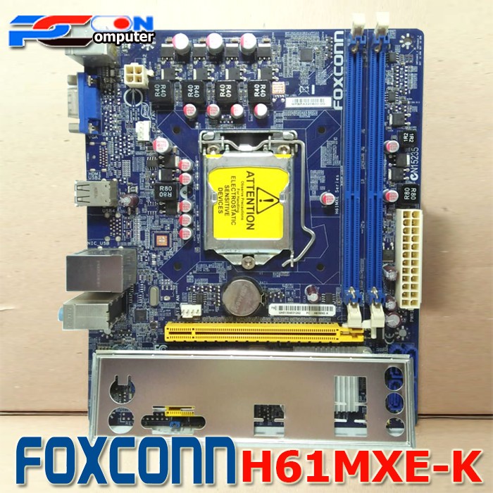 Mobo Intel soket LGA 1155 H61 Onboard Foxconn DDR3