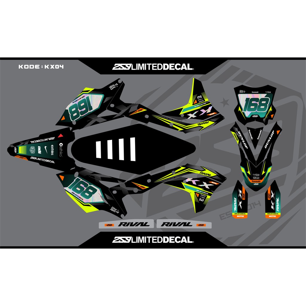 Decal Kawasaki KX 250 F |KX04