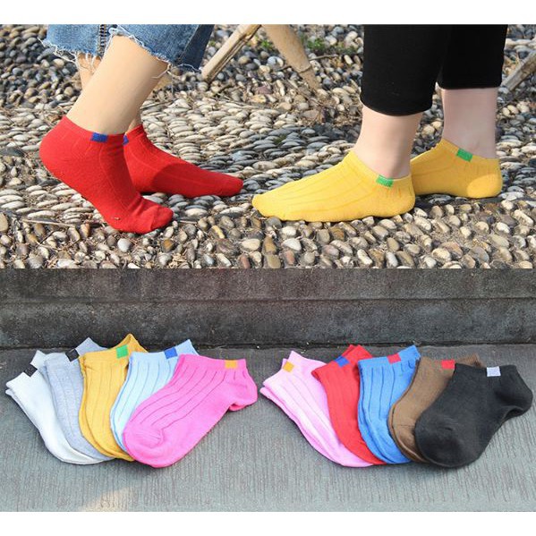 DF KK216 Kaos Kaki POLOS 6 Ankle Cute Socks Short Socks Kaos Kaki Pendek Murah