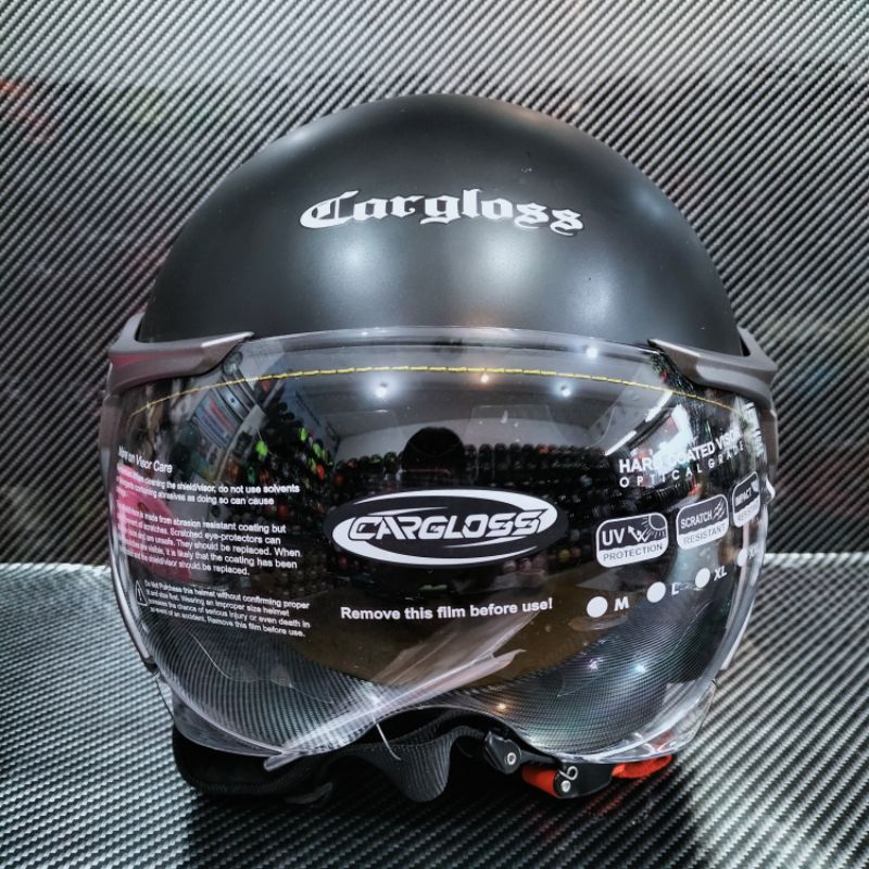 Helm Cargloss YRM Hitam doff
