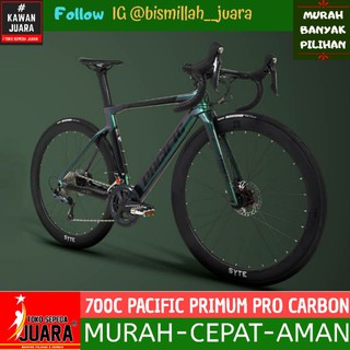 SEPEDA BALAP PACIFIC PRIMUM PRO CARBON ROADBIKE 700C